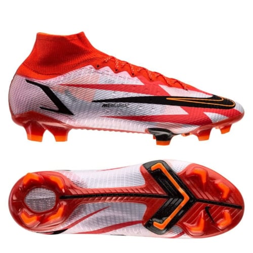 Nike Mercurial Superfly 8 Elite FG CR7 Spark Positivity - Chile Red/Black/White/Total Orange